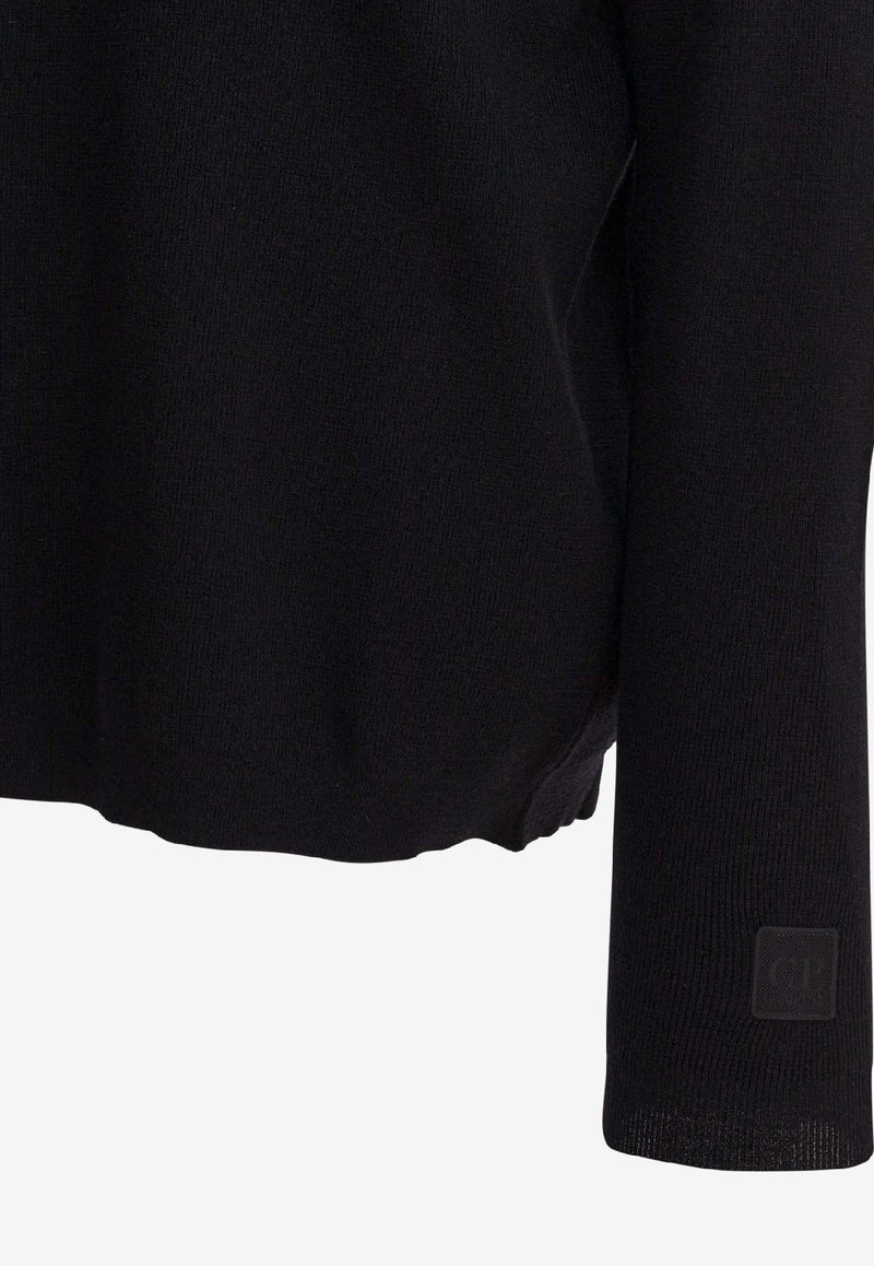 C.P. Company Wool-Blend Crewneck Sweater Black 19CLKN029A110427A999_85d3b61b-0966-4a00-8a73-b1ff7e4574e4