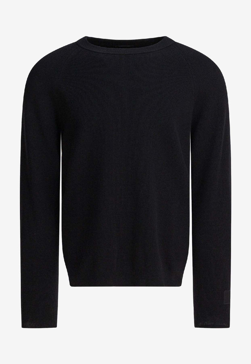 C.P. Company Wool-Blend Crewneck Sweater Black 19CLKN029A110427A999_85d3b61b-0966-4a00-8a73-b1ff7e4574e4