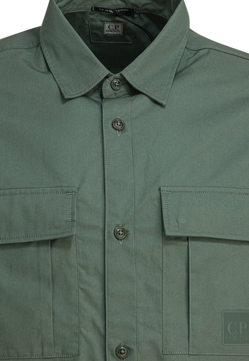 C.P. Company Metropolis Series Long-Sleeved Shirt Green 19CLSH047A006472A619_9930fb17-bc68-4031-b70b-eb7f6e67d185