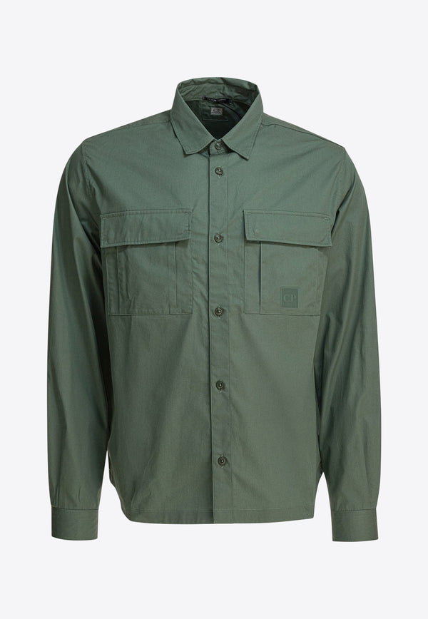 C.P. Company Metropolis Series Long-Sleeved Shirt Green 19CLSH047A006472A619_9930fb17-bc68-4031-b70b-eb7f6e67d185
