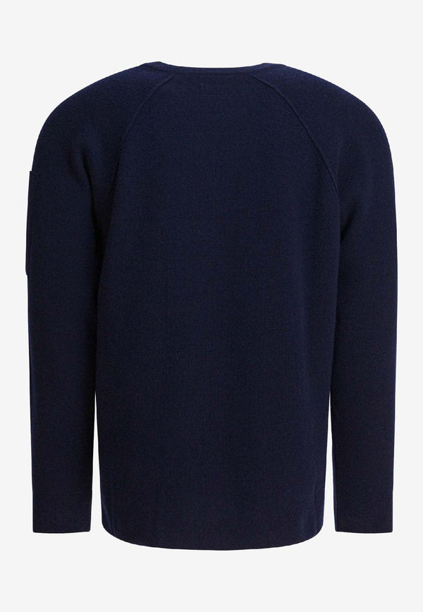 C.P. Company Wool Crewneck Sweater Blue 19CMKN040A110149A888_284d214c-d68a-4240-ac72-9f92e21d754b