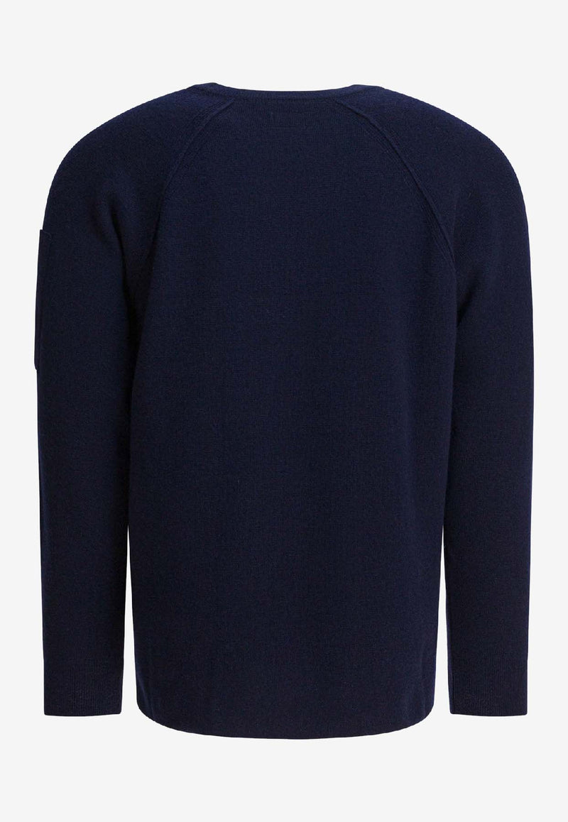 C.P. Company Wool Crewneck Sweater Blue 19CMKN040A110149A888_284d214c-d68a-4240-ac72-9f92e21d754b