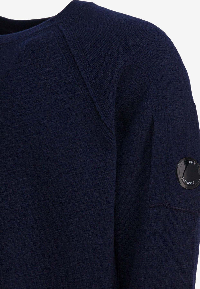 C.P. Company Wool Crewneck Sweater Blue 19CMKN040A110149A888_284d214c-d68a-4240-ac72-9f92e21d754b