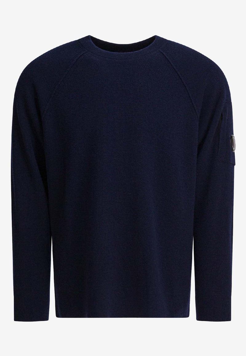 C.P. Company Wool Crewneck Sweater Blue 19CMKN040A110149A888_284d214c-d68a-4240-ac72-9f92e21d754b