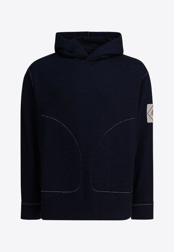 C.P. Company Logo Patch Hoodie Blue 19CMSS181A110469WD08_c8eba50a-9d7f-44b3-92cb-486c7ed18742