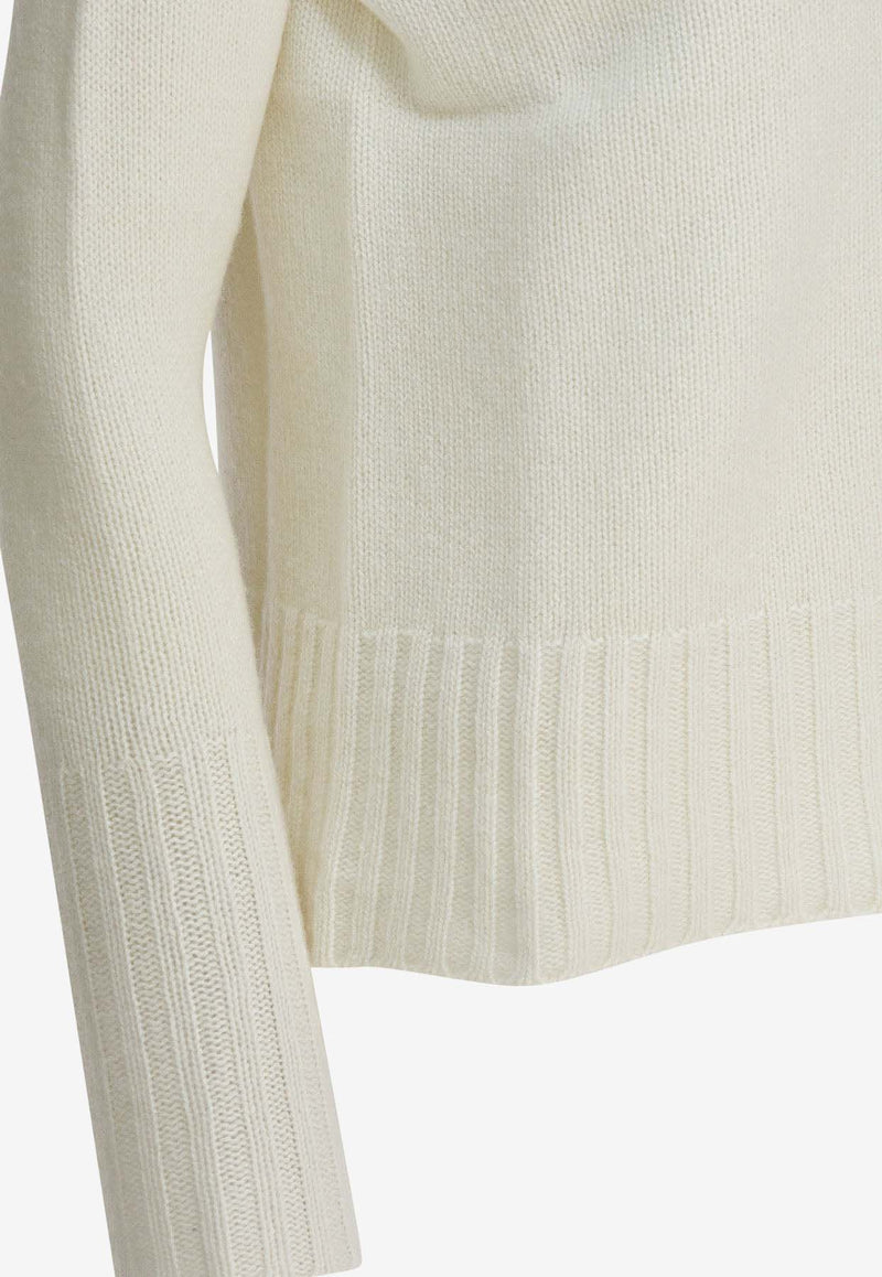 Drumohr Cashmere High-Neck Sweater White L4K114TL102 MILK_5ed6b96d-8b53-48dd-ba02-69913a8bf0c6