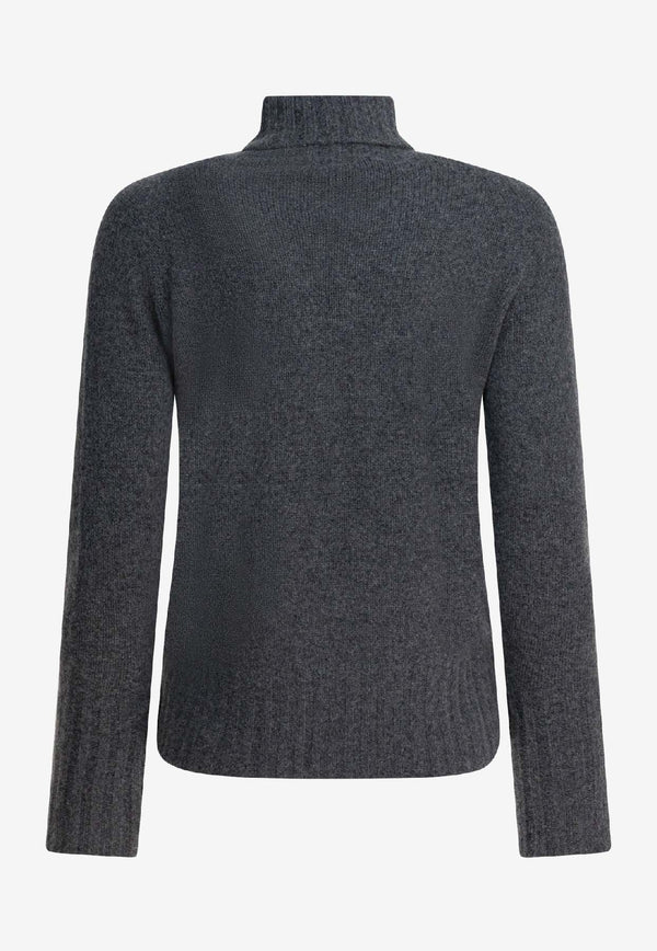 Drumohr Cashmere High-Neck Sweater Gray L4K114TL670 SMOKE_2562442f-b365-45db-827d-429617f8be2a