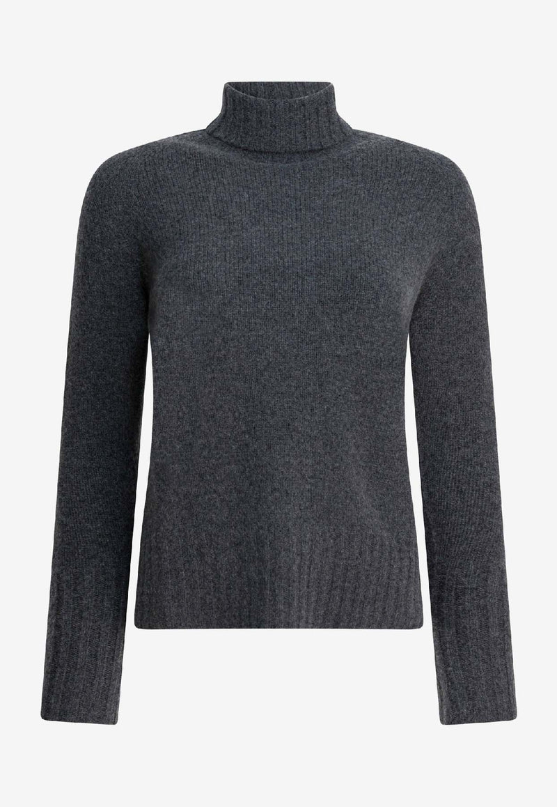 Drumohr Cashmere High-Neck Sweater Gray L4K114TL670 SMOKE_2562442f-b365-45db-827d-429617f8be2a