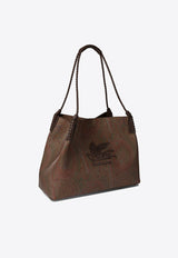 Etro Libra Paisley Jacquard Shoulder Bag  Brown WP1D0028AA060M0019_82295