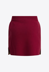Fendi Kids Girls Embroidered Mini Skirt Burgundy JFG234AUKUF1SAY_f51cf821-58de-4a00-ac0b-b175f5117ff3
