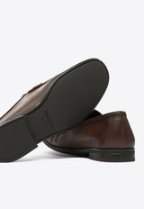 Ferragamo Alain Gancini Leather Loafers Brown 0786870_9feca7df-1bdc-4428-99a2-993159105816