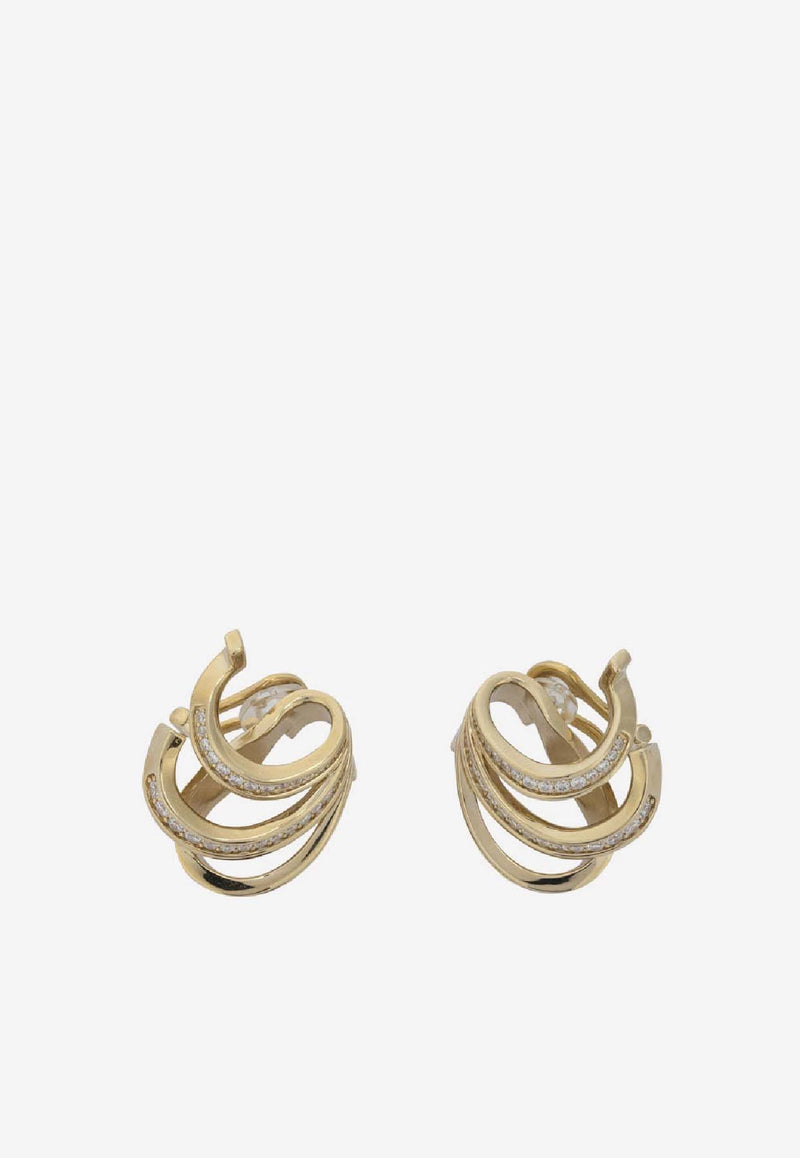 Ferragamo Triple Gancini Earrings Gold 0788156_e3c359f0-abc6-43f7-8d56-27f60653d63d