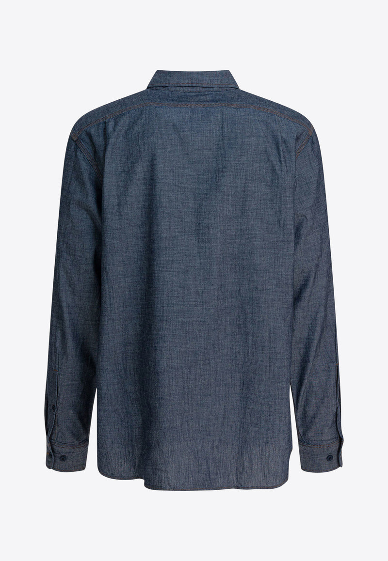 Filson Chambray Long-Sleeved Shirt Blue FMCAM0011W0132479_5a5c9a61-784b-47ea-b957-e22efe947b71