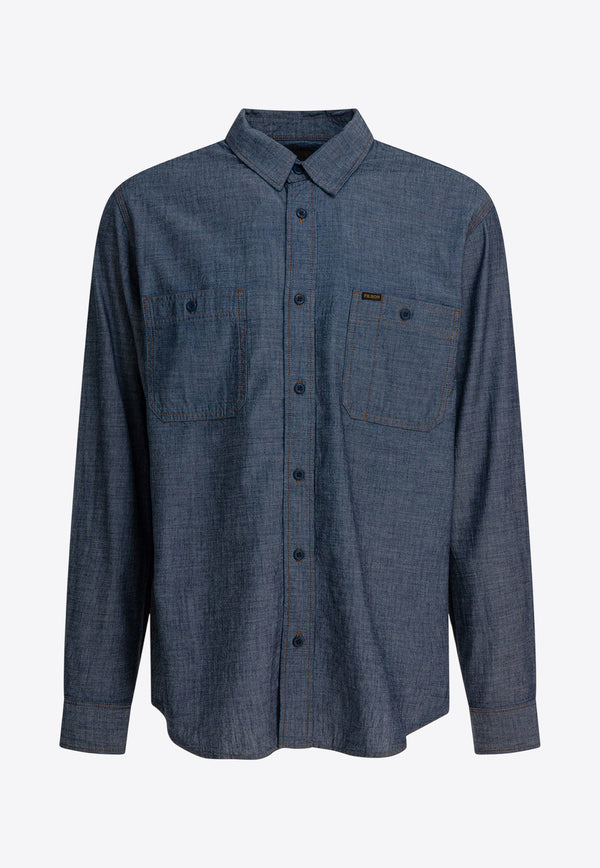 Filson Chambray Long-Sleeved Shirt Blue FMCAM0011W0132479_5a5c9a61-784b-47ea-b957-e22efe947b71