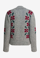 Filson Embroidered Zipped Wool Cardigan Gray FWMAG0009UF0568145_6dc51c55-d5ec-49f5-8251-bde4abe4f023