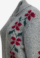 Filson Embroidered Zipped Wool Cardigan Gray FWMAG0009UF0568145_6dc51c55-d5ec-49f5-8251-bde4abe4f023