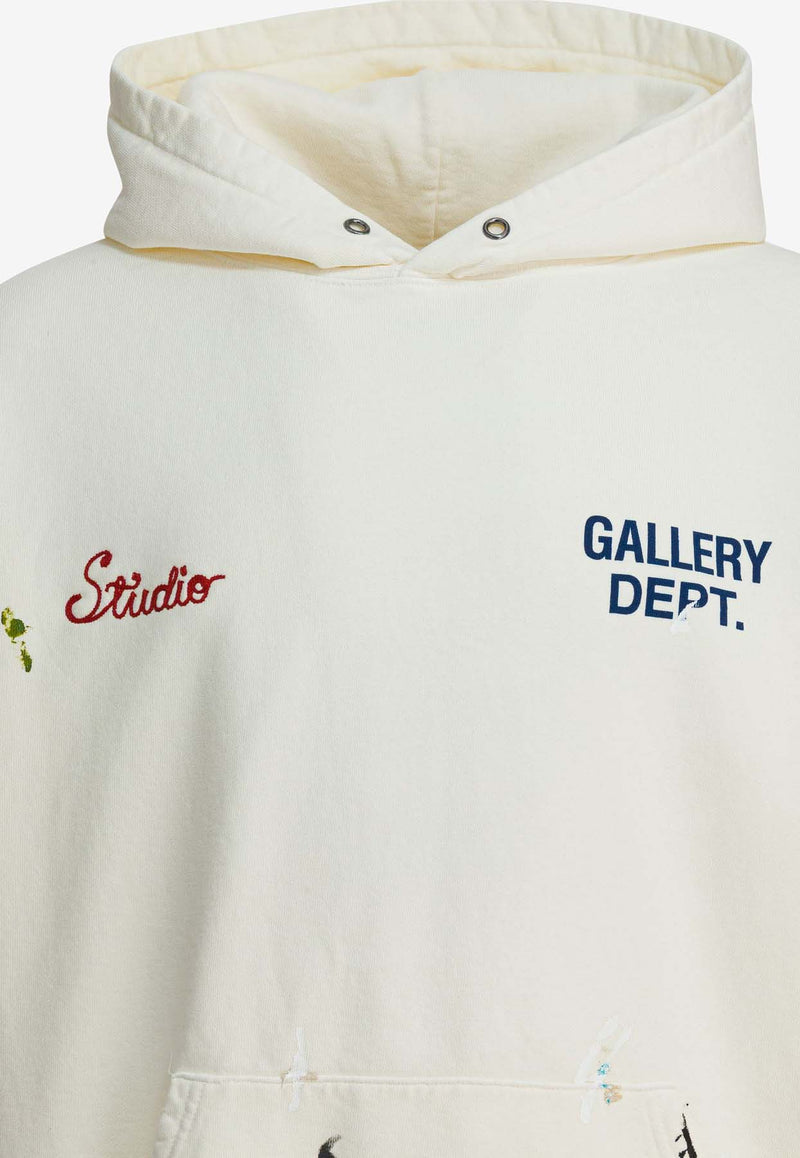 Gallery Dept. Logo-Printed Hooded Sweatshirt SH-50040LIGHT ARCHIVAL WHITE_883b42b9-b685-4ff0-9ef4-be2ff690a6e9