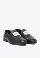 Givenchy Label Leather Loafers Black BE2028E2EM001_eeb69681-fb8b-4c1d-a25d-34e239247c3a