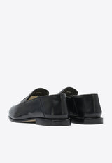 Givenchy Label Leather Loafers Black BE2028E2EM001_eeb69681-fb8b-4c1d-a25d-34e239247c3a