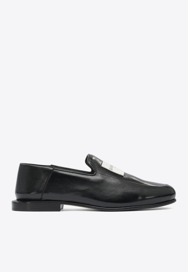 Givenchy Label Leather Loafers Black BE2028E2EM001_eeb69681-fb8b-4c1d-a25d-34e239247c3a