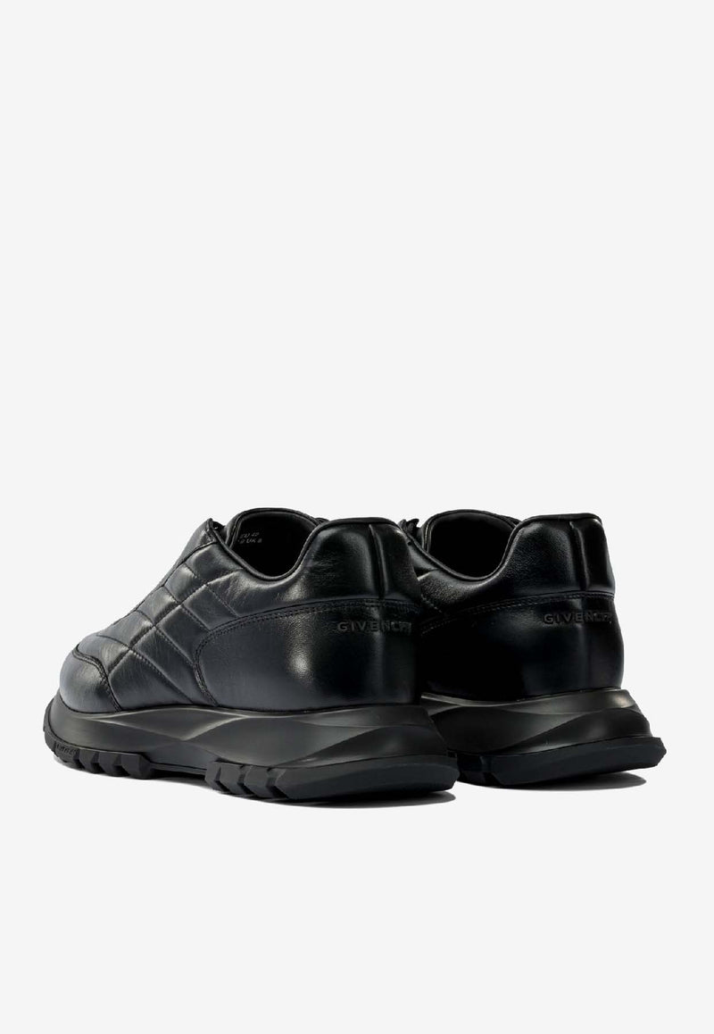 Givenchy Trainers Padded Leather Sneakers Black BH00AYH1WH001_d2ae3aae-0192-41e9-9552-94f272aec147
