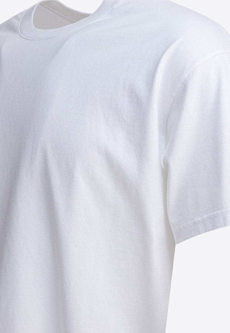 Givenchy Logo Stamp Print T-shirt White BM71NK3YRJ100_82521