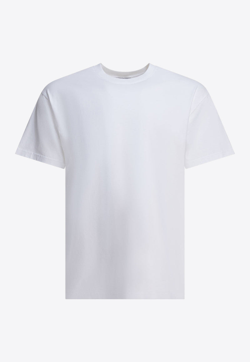 Givenchy Logo Stamp Print T-shirt White BM71NK3YRJ100_82521