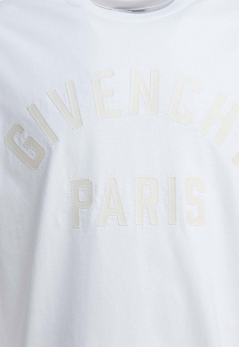 Givenchy Logo Crewneck T-shirt  White BM71NK3YRS100_91d0afea-aa5e-4933-8250-f8147af32c12