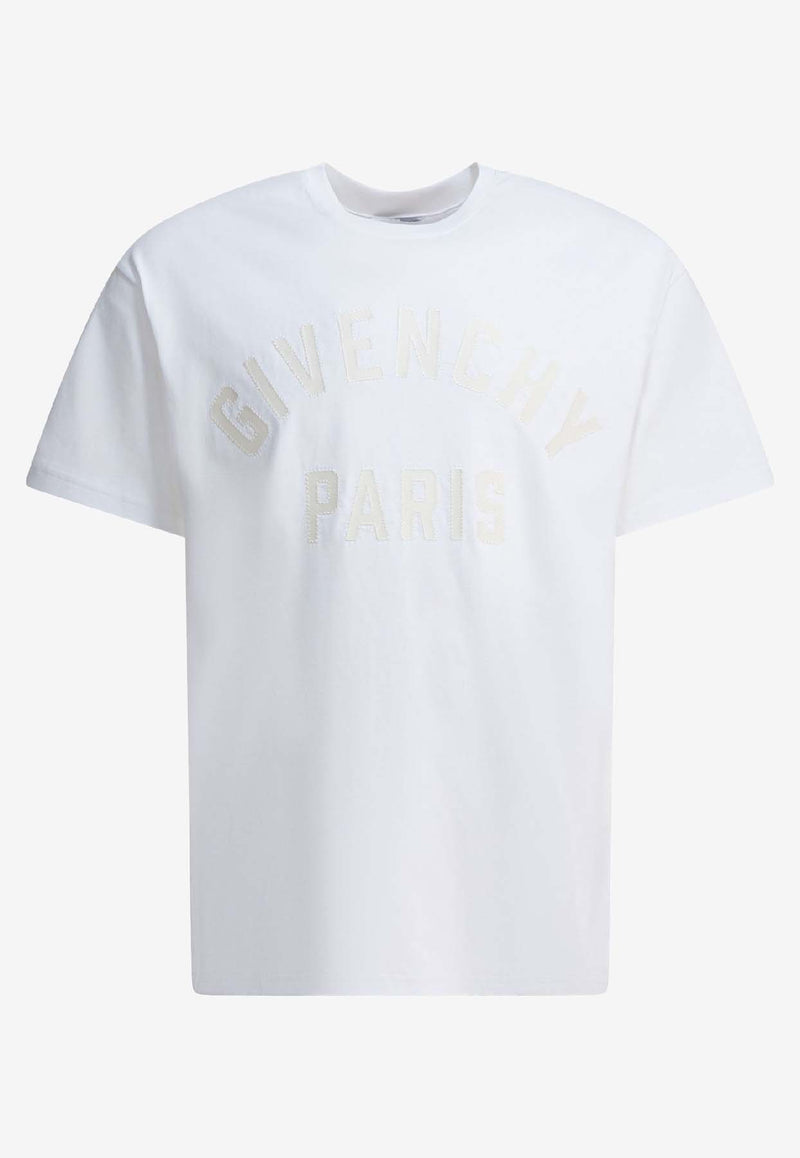 Givenchy Logo Crewneck T-shirt  White BM71NK3YRS100_91d0afea-aa5e-4933-8250-f8147af32c12
