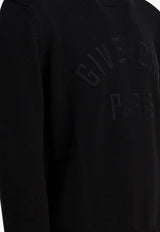Givenchy Logo Embroidered Sweater Black BM90W04YNM001_633bf584-f14f-489a-be62-91000c8624dc