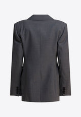 Givenchy Double-Breasted Wool Blazer  Gray BW30KW14FU030_aa9d3ee5-d651-4585-bb60-3982aa6be86b