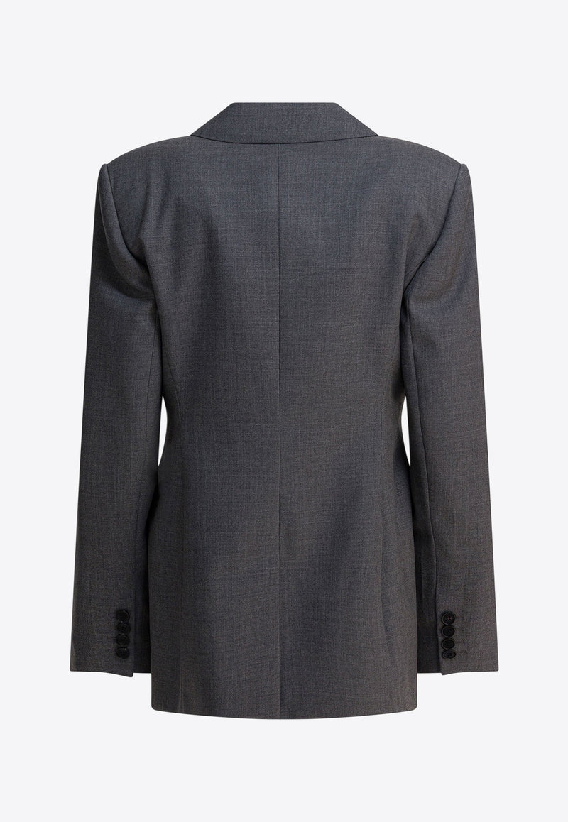 Givenchy Double-Breasted Wool Blazer  Gray BW30KW14FU030_aa9d3ee5-d651-4585-bb60-3982aa6be86b