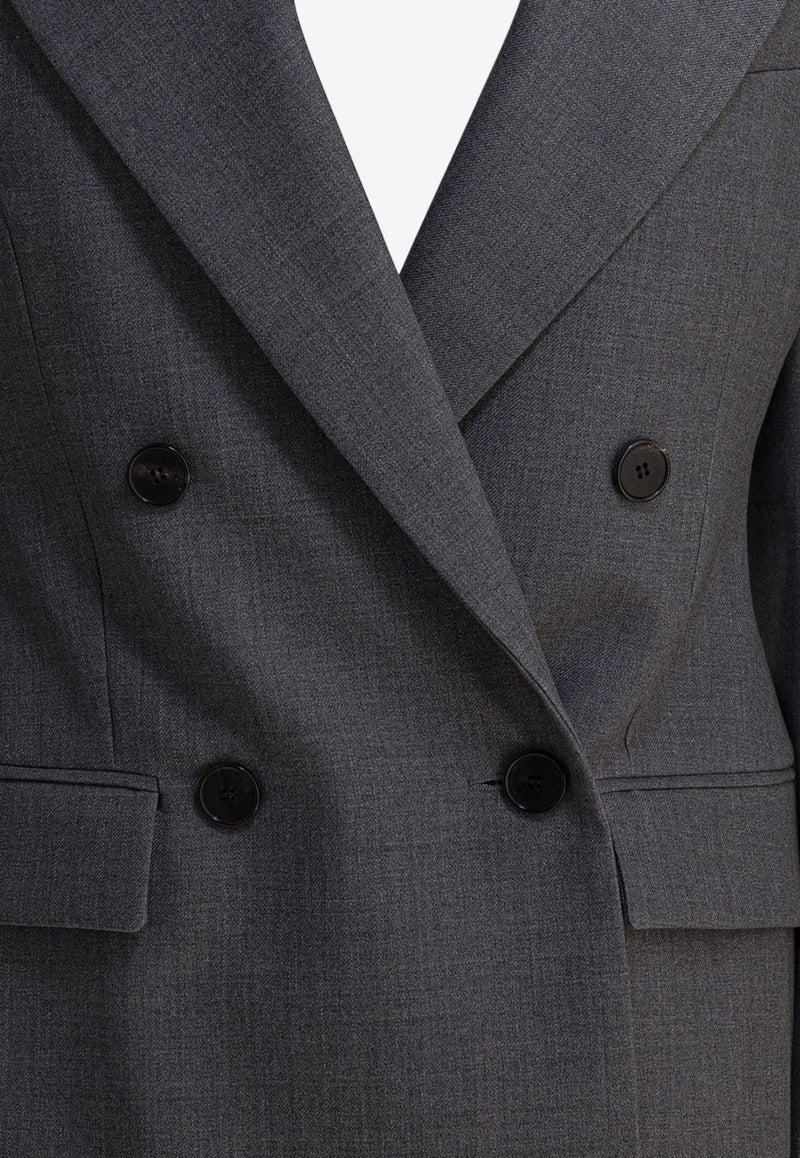 Givenchy Double-Breasted Wool Blazer  Gray BW30KW14FU030_aa9d3ee5-d651-4585-bb60-3982aa6be86b