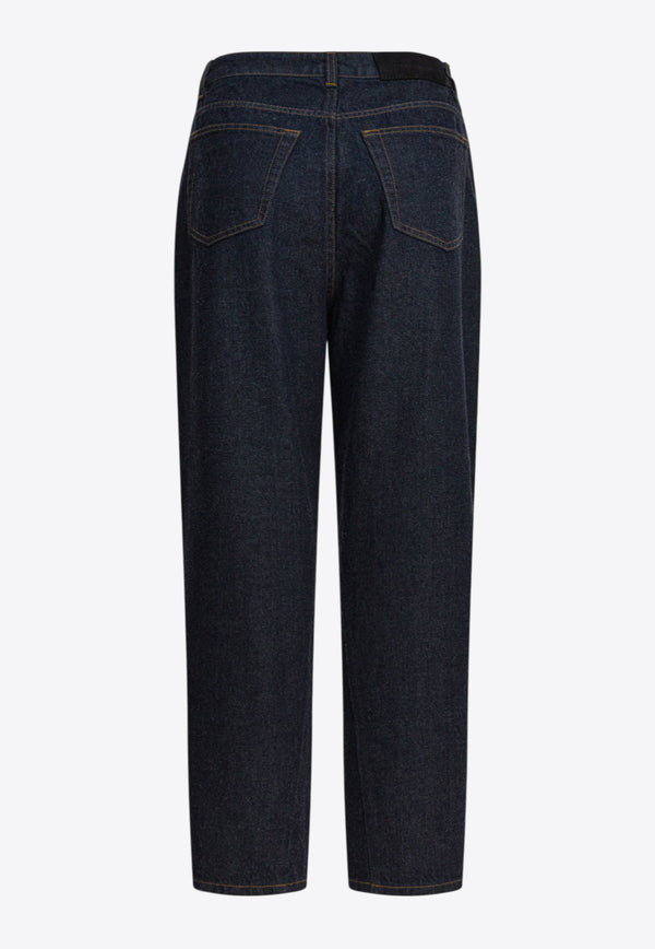 Givenchy Basic Logo-Patch Cocoon Jeans Blue BW517J516P401_c53ed156-b47f-47c4-b520-c541603972dc