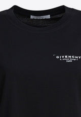 Givenchy Logo Stamp Short-Sleeved T-shirt Black BW70FJP75N001_82413