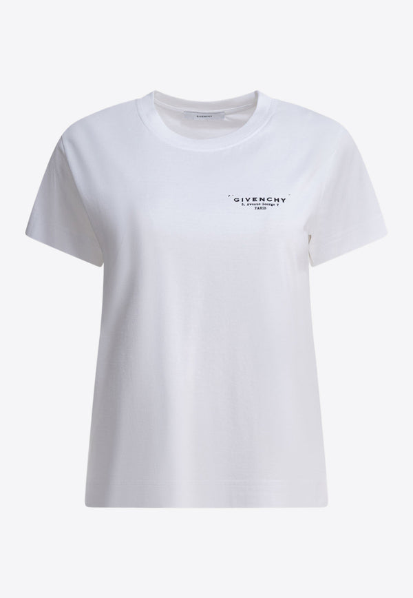 Givenchy Logo Stamp T-shirt White BW70FJP75N100_82516