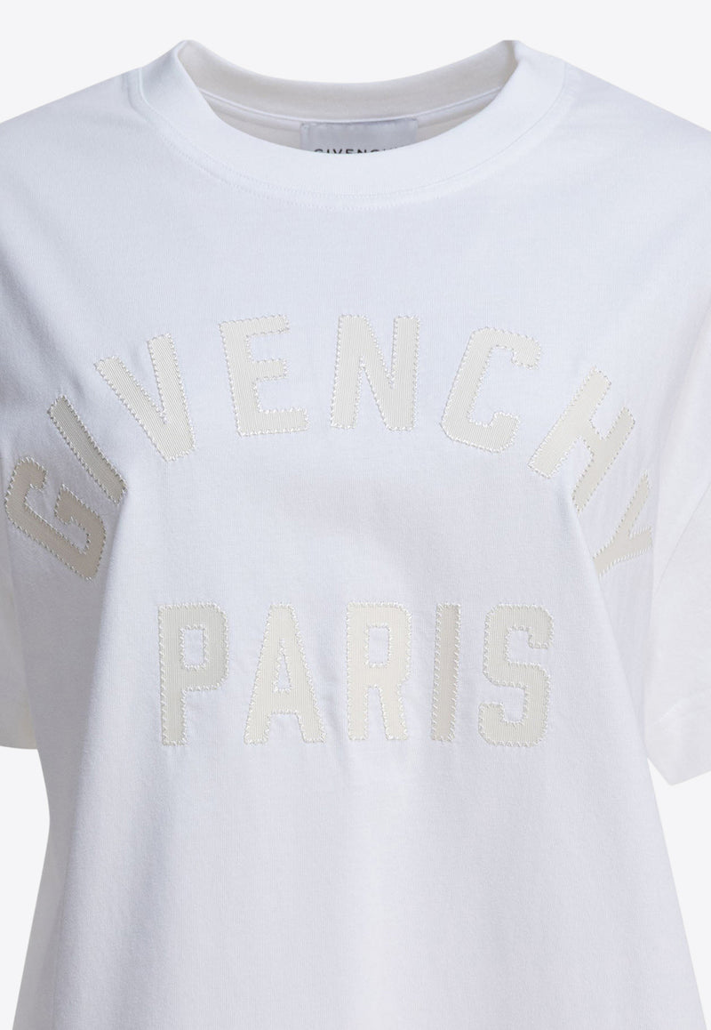 Givenchy Logo Patch T-shirt White BW70FM3YRS100_6214d054-2a3b-4dc1-90d3-68f8101c8718