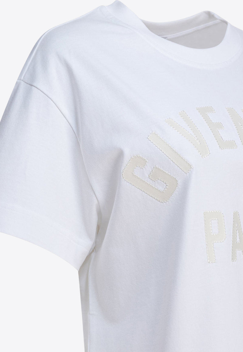 Givenchy Logo Patch T-shirt White BW70FM3YRS100_6214d054-2a3b-4dc1-90d3-68f8101c8718