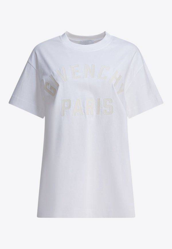 Givenchy Logo Patch T-shirt White BW70FM3YRS100_6214d054-2a3b-4dc1-90d3-68f8101c8718