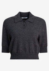 Givenchy Wool Knit Cropped Polo Shirt Gray BWL0094ZSM033_a4157eb3-6ffc-4630-95b7-ade7a23724a7