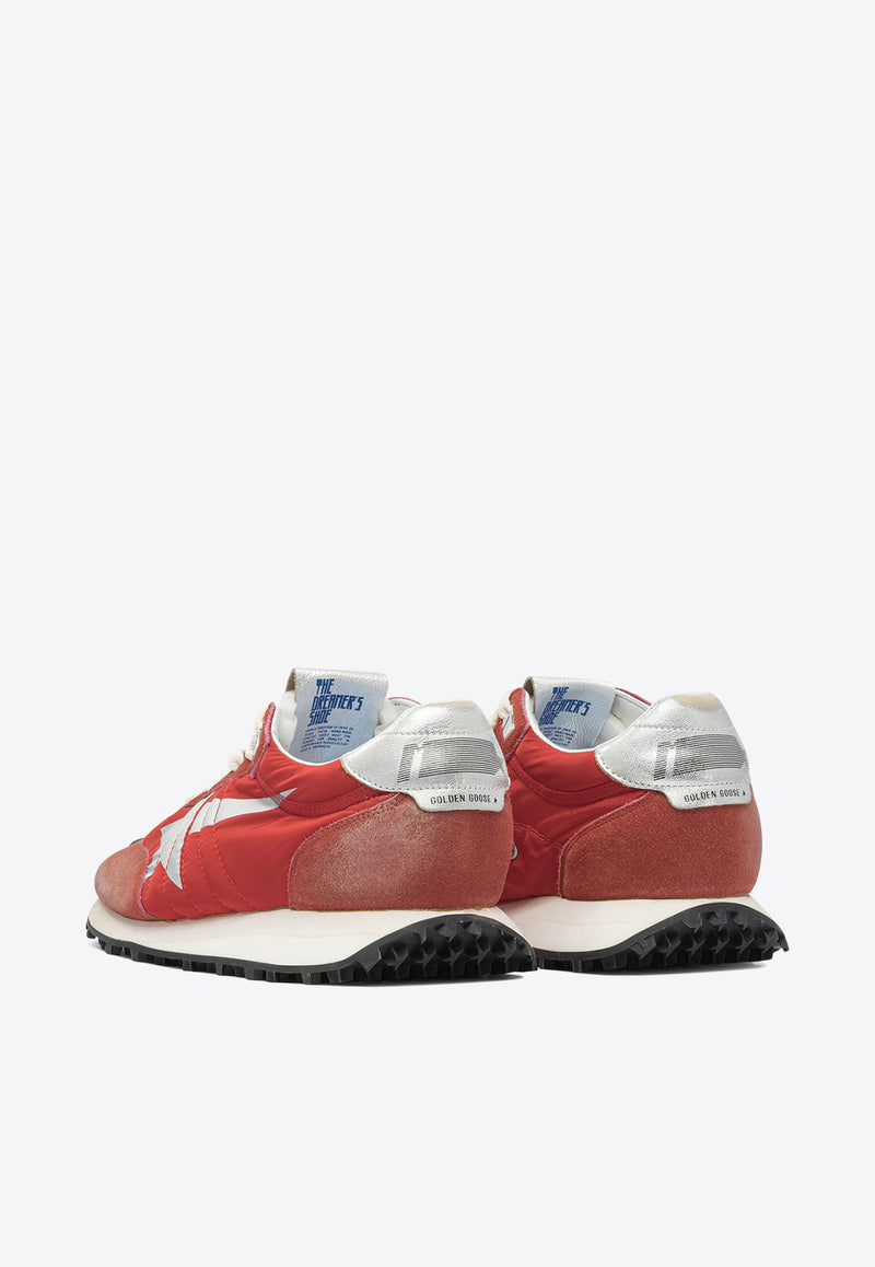 Golden Goose DB Marathon Low-Top Sneakers Red GMF00683F00549240399_ab949e9e-9f6e-4527-ae91-e424c9d5912b