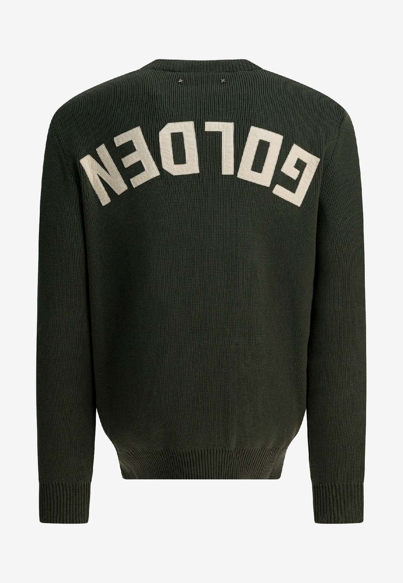 Golden Goose DB Golden Crewneck Sweater Green GMP00841P00197235674_2ded8721-103d-4788-b9e1-450f6832aa10