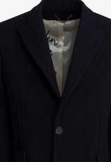 Golden Goose DB Single-Breasted Wool Coat  Blue GMP00986P00050250486_532ecf24-48db-4a90-ba5d-8c177a69d78e