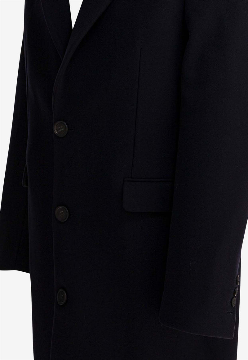 Golden Goose DB Single-Breasted Wool Coat  Blue GMP00986P00050250486_532ecf24-48db-4a90-ba5d-8c177a69d78e