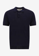 Golden Goose DB Logo Embroidered Polo T-shirt Navy GMP01412P00104150501_81983
