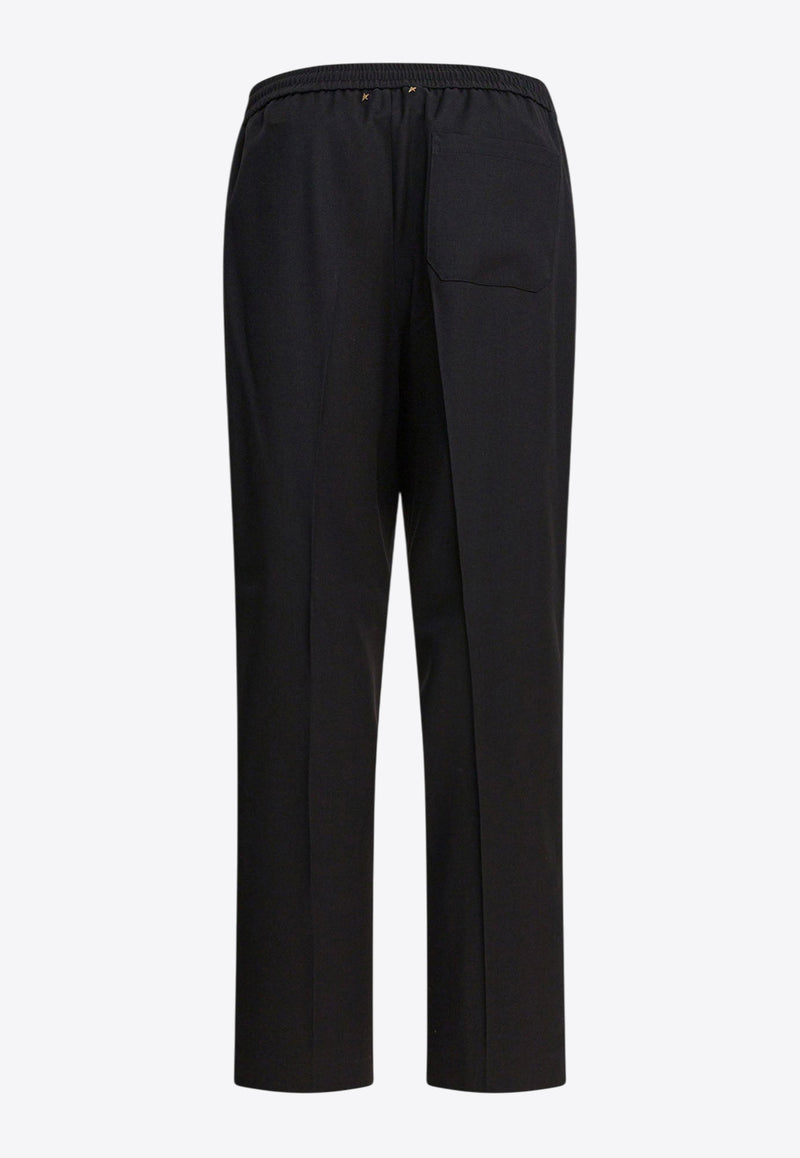 Golden Goose DB Straight-Leg Wool Pants Black GMP01870P00096590100_82301