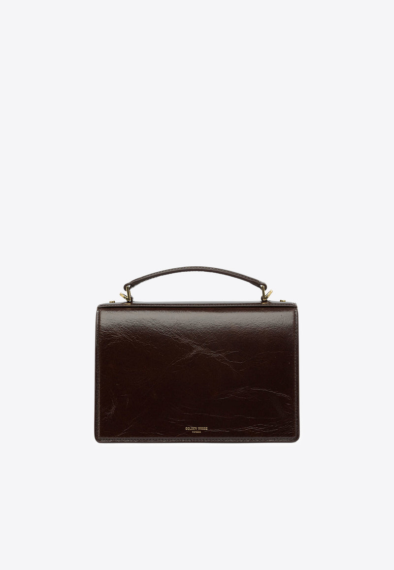 Golden Goose DB Venezia Leather Crossbody Bag Dark Brown GWA00467A00074955357_82804