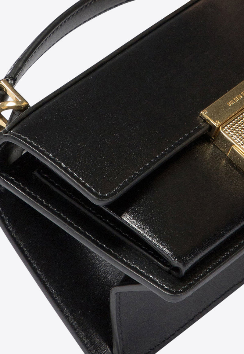 Golden Goose DB Small Venezia Leather Crossbody Bag Black GWA00468A00056590100_81527