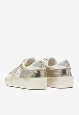 Golden Goose DB Stardan Metallic Leather Sneakers Silver GWF00333F00753612281_82899
