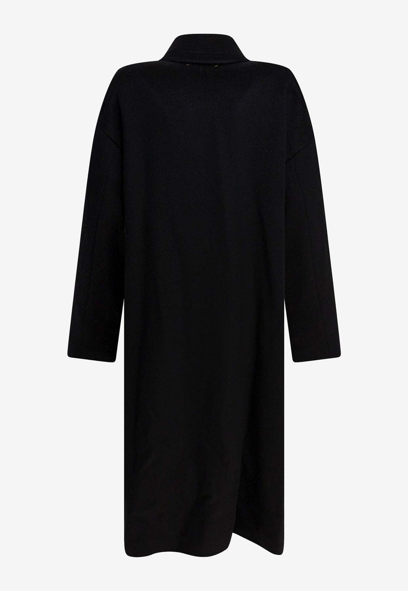 Golden Goose DB Single-Breasted Cocoon Coat  Black GWP02275P00197390100_9c327c1a-c6bb-473a-a4ce-a76caac5e2cc